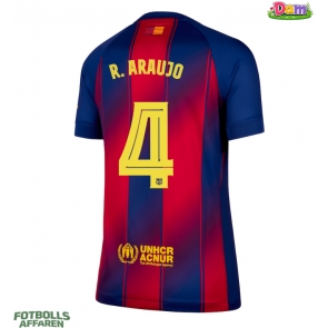 Barcelona Ronald Araujo #4 Hemmatröja Kvinnor 2025-26 Kortärmad